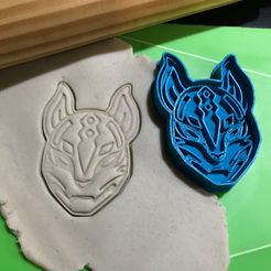 drift.jpg 3D file Cookie Cutter Fortnite Drift Mask Mask. Cutting + Stamping.・3D printing model to download