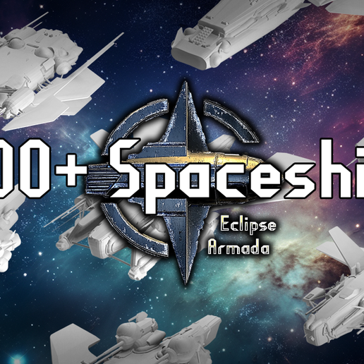 🎲 Eclipse Armada: 1000+ 3D Printable Spaceships for TTRPGs・ STL File ...