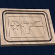 0-Texas-Longhorns-Flag-Tray-©.jpg Texas Longhorns Flag Trays Pack - CNC Files for Wood (svg, dxf, eps, ai, pdf)