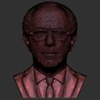 24.jpg Bernie Sanders bust ready for full color 3D printing
