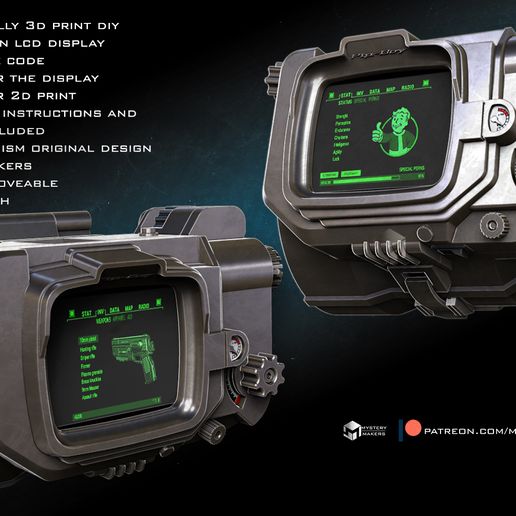 ゲームキャラクター fallout pipboy3000 Edition Fallout Series Pip-Boy Die-Cast Replica – Bethesda