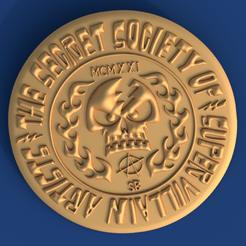 Potavaso-Artists.png Fichier STL "La société secrète des artistes de super-vilains".・Modèle pour impression 3D à télécharger