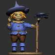 Scarecrow.jpg Scarecrow art toy, art, toy, sculpture, wizard, doll, crow, game, for children, figurine, character, 3d model, gift, fan art, popular, work, fairy-tale character.