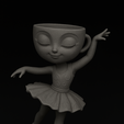 capuccina.png Bailarina Capuccina Modelo 3D