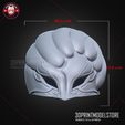 Black_Clover_William_Mask_3D_Print_Model_STL_File_07.jpg Black Clover William Vageance Mask - Anime Cosplay Helmet