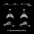 _preview-d7-tmp.png Klingon ships of the Starfleet Handbook, part 1: Star Trek starship parts kit expansion #27