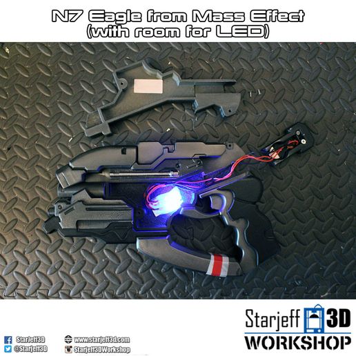 🦅 N7 Eagle from Mass Effect・ STL File for 3D printing・Cults