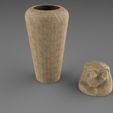 halcon.914.jpg egyptian urn or canopic vases