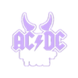 BLANCO  ACDC PWR.stl CADENA AC/DC PWR UP TOUR