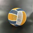 z5243904765295_660bd3f1534525a673576aa479c52b77.jpg Airless Volleyball - STL & 3mf Multicolor