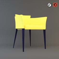 01.jpg 3D file Arm Chair・3D print object to download, amirhosseinmahdaviarchitect