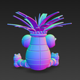 032.png Mecha Exeggutor - Mechanical Pokémon Inspired STL | 3D Printable Model