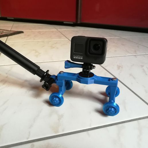 Camera dolly for camera / gopro / Insta360 3D model