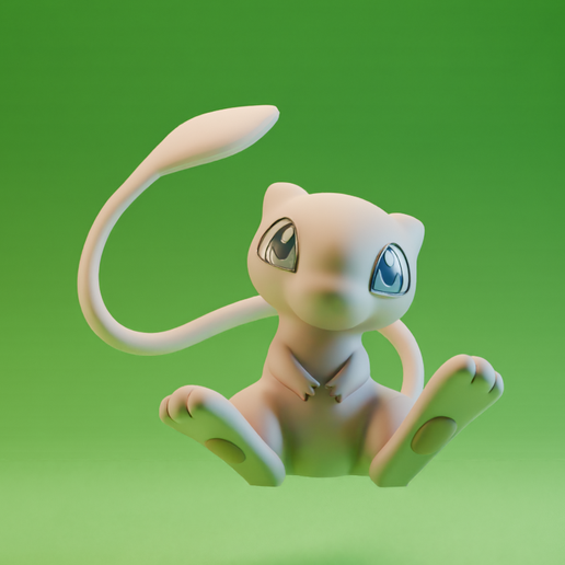 🐉 Mew・ STL File for 3D printing・Cults
