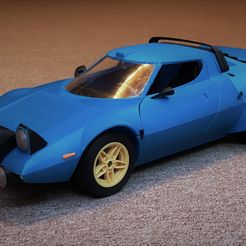 001.JPG Lancia Stratos - 1:10 scale model kit