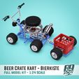2.jpg Beer crate Kart / Fahrende Bierkiste - full model kit in 1:24 scale