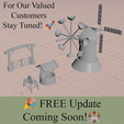 thumbnail_stay_tuned.png Miniature 3D Tower with Windmill and Waterwheel