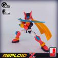 3.jpg 3D Print Action Figure - Reploid Z (based on Megaman Zero)