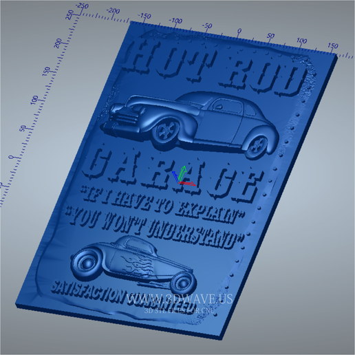 🥵 Hot Rod Garage 3D Model | Vintage Car CNC Files (Digital Download ...