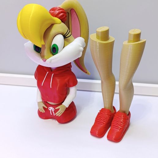 1000015427.jpg Lola Bunny Urban vibes Fan Art (Full Multipart / 3MF)