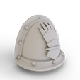 Mk2-Pad-Iron-Hands-v1-0000.png Shoulder Pad for MKII Power Armour (Iron Hands) v1