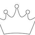 corona.jpg STL file CROWN COOKIE CUTTER・3D printable model to download