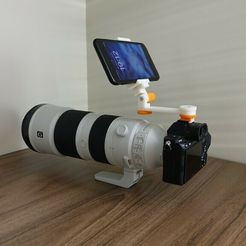 92ed9e4c-d471-457d-ade7-fba2ebd7b97c.JPG 3D-Datei Akrobatische Handyhalterung für Kamera Hot Shoe / Youtuber / Vlogger / Selfie / Astrofotografie kostenlos・Design für 3D-Drucker zum herunterladen