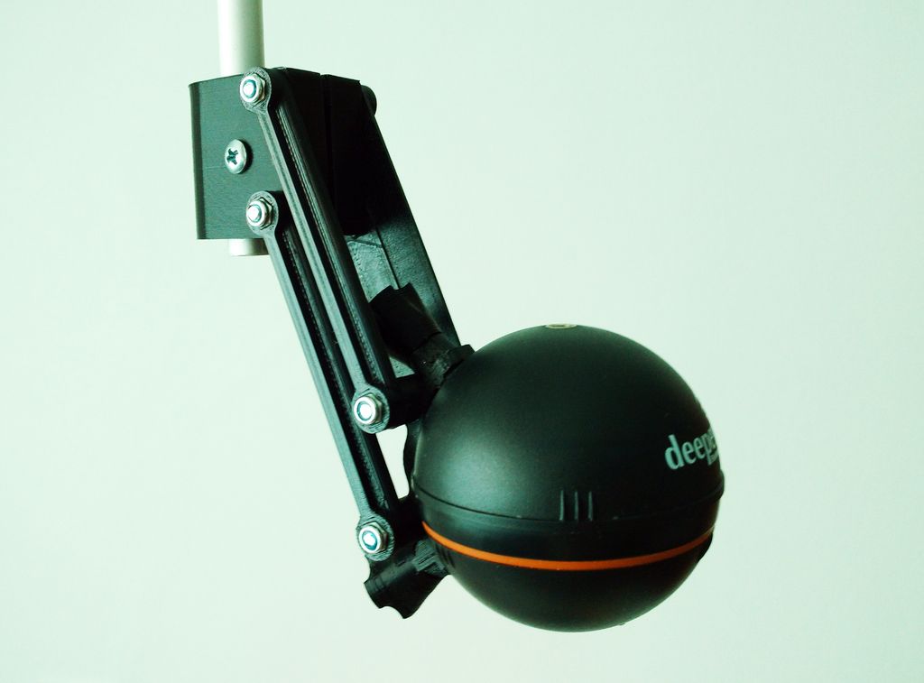 Support Sondeur Bateau Rotatif 360° - Base De Montage Universelle Amovible Pour Détecteur De Poisson