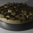 9.png 10x 25mm + 32mm bases with cobblestones (old not hollow)