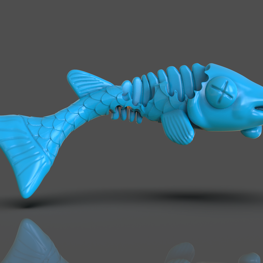 TMNT Fish Scratch 3D model