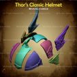 4.jpg Thor Helmet Classic- Fan Art 3D print model
