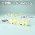 Numbers-and-symbols-Title-01.png Fichier 3D Porte-clés fidget personnalisable - Paquet de valeur・Plan pour impression 3D à télécharger