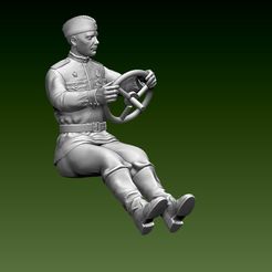 5.jpg STL file CHAUFFEUR USSR WW2・Template to download and 3D print