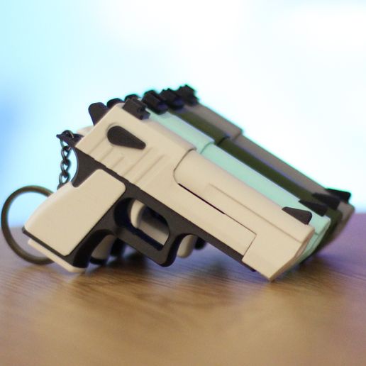 👌 Deagle Fidget Keychain・Free STL File for 3D printing・Cults