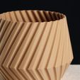 3D_Printed_Geometric_Plant_Pot_Planter_3D_model_Slimprint_stl.jpg Geometric Planter, Vase mode & Shelled