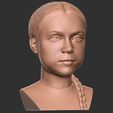 14.jpg Archivo STL Busto de Greta Thunberg para impresión 3D・Modelo para descargar e imprimir en 3D