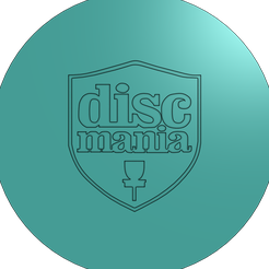 Disc mania.png Free STL file Disc Golf Coaster set・3D printer design to download, parkerpate28