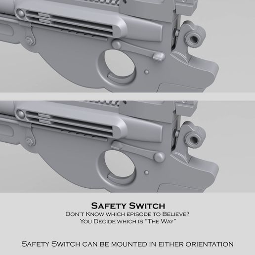 IB-94 Style Blaster Prop – Mandalorian Inspired Full-Size 3D Printed Model - Foto 13