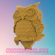 2.png Owl 3,3D MODEL STL FILE FOR CNC ROUTER LASER & 3D PRINTER