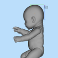 BABY (7).png little baby 3D print model