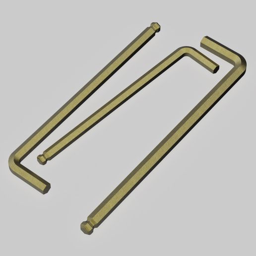 🔑 Allen Key・ STL File for 3D printing・Cults