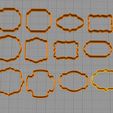 Capture.JPG 12 PACK - PLATE COOKIE CUTTER - PLATE COOKIE CUTTER OR FONDANT - RETRO VINTAGE