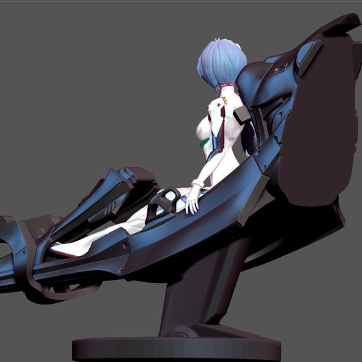 🔌 REI COCKPIT ENTRY PLUG EVANGELION GIRL STATUE CUTE PRETTY ANIME ...