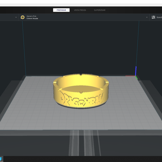 dragon Ball ashtray. 3D model