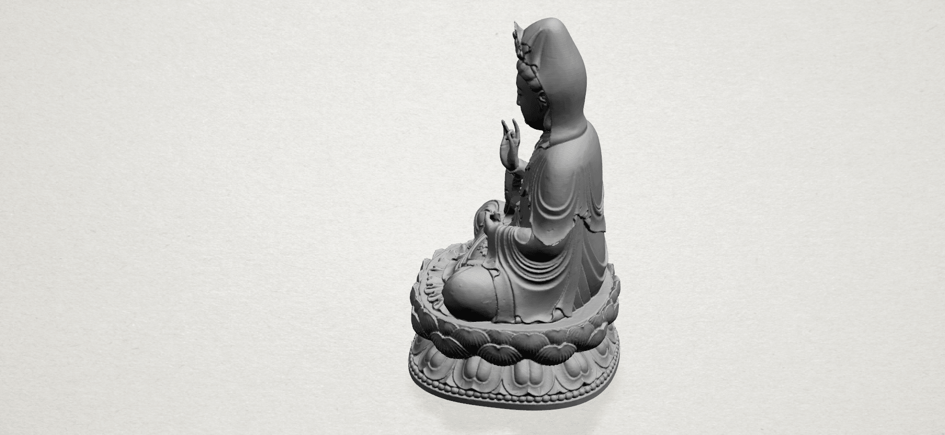 Bodhisattva Buddha - A05.png Download free file Avalokitesvara Bodhisattva 01 • Model to 3D print, GeorgesNikkei