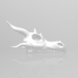 r4.png Dragon Skull - Medieval Fantasy Fossile Printable STL