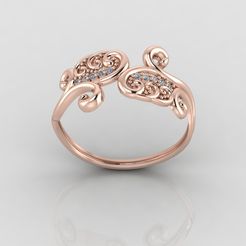 r1110p1.jpg Download file Ring For Women (Stone) - 3DM RENDER DETAIL 3D PRINT MODEL - • Design to 3D print, tuttodesign