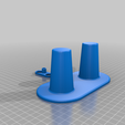 double_holder.png Portabobinas Overlock para máquina de coser / Portabobinas Overlock para máquina de coser