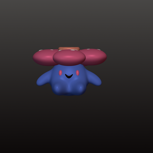 Vileplume Chibi / AMS/ STL 3D model