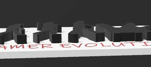 🍎 Deco mural Gamer Evolution 2 MODELOS・Archivo STL para Impresión 3D・Cults